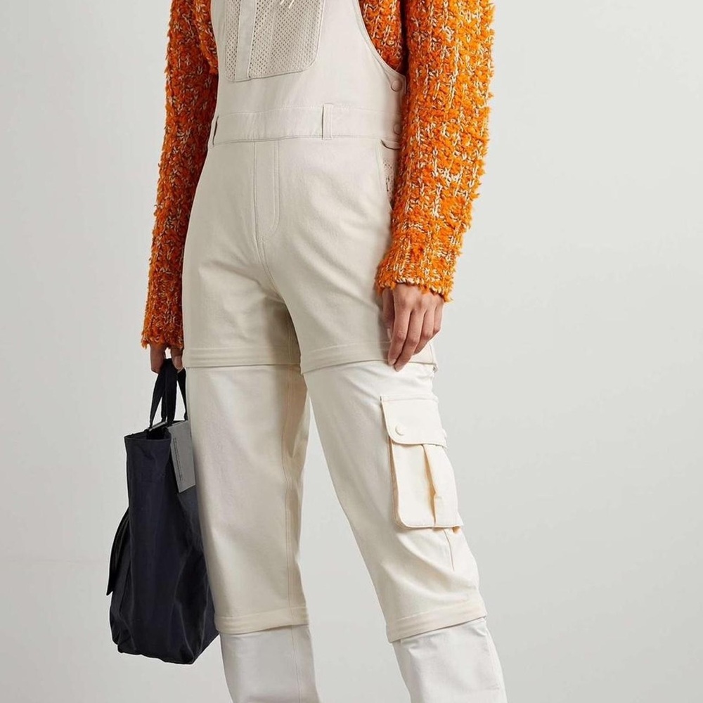 Outdoor Voices RecTrek Zip-Off Overalls Cream Size M